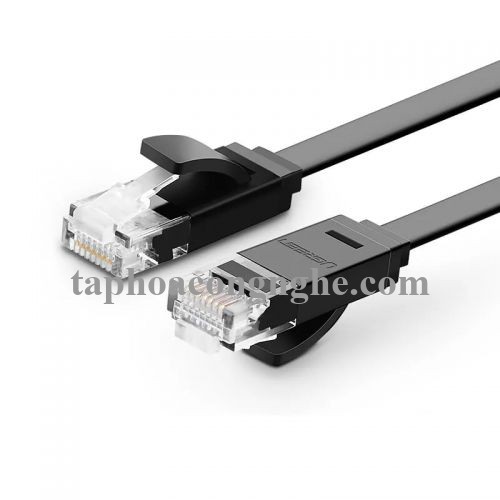 Ugreen 50176 5M màu Đen Cáp mạng LAN CAT6 dây dẹt NW102 30050176